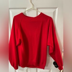 Red Crewneck Sweater
